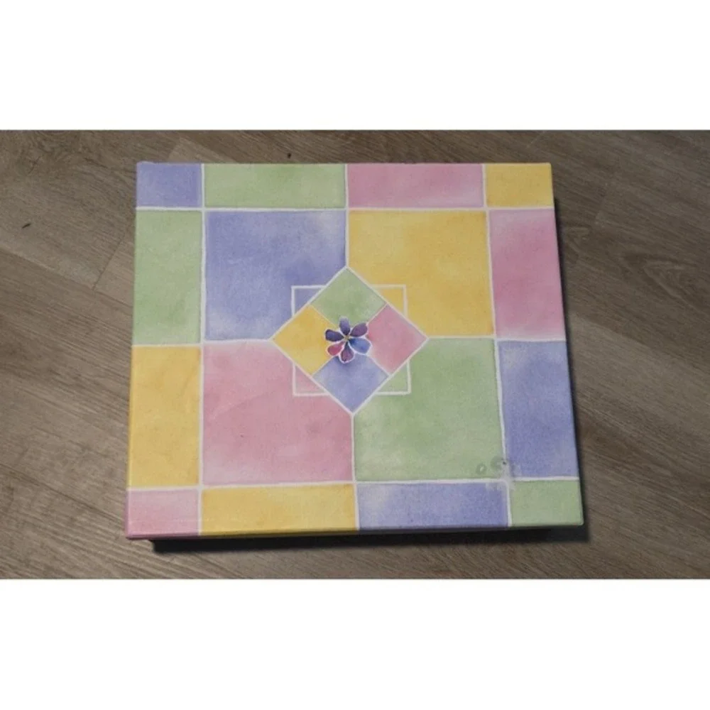 Kathy Davis WATERCOLORS Craft Scrapbook Photo Album Organizer Box‎ Stickers NEW